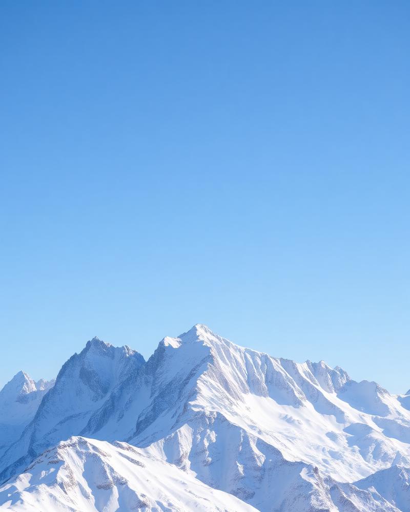 Snowy Canadian mountain peaks