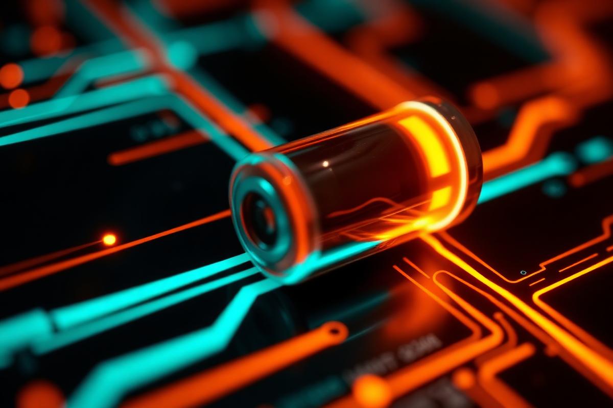 Glowing battery circuitry